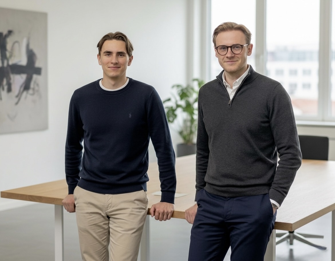 The Design Converter founding team in their Munich office